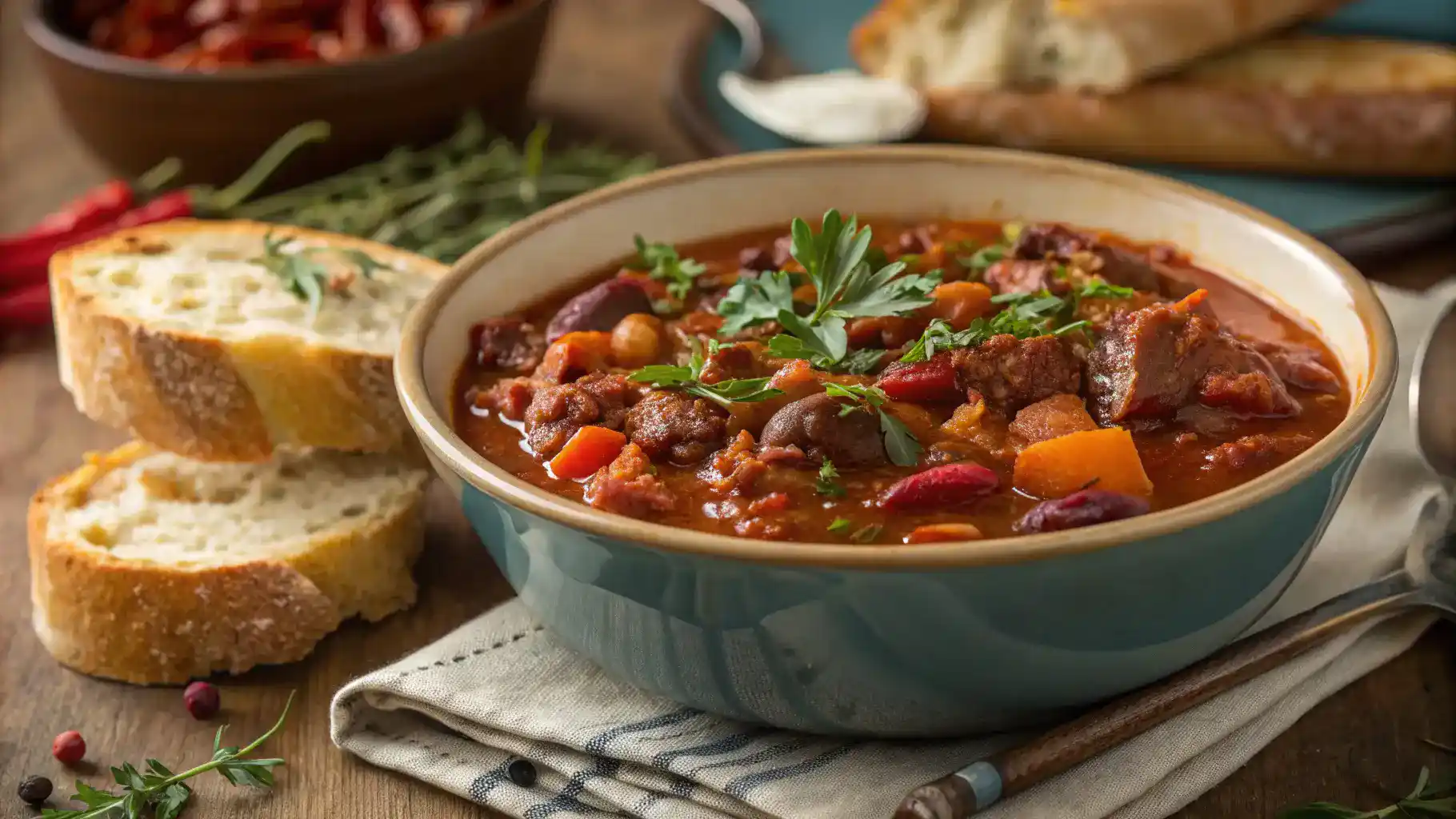 Delicious slow cooker recipe served hot